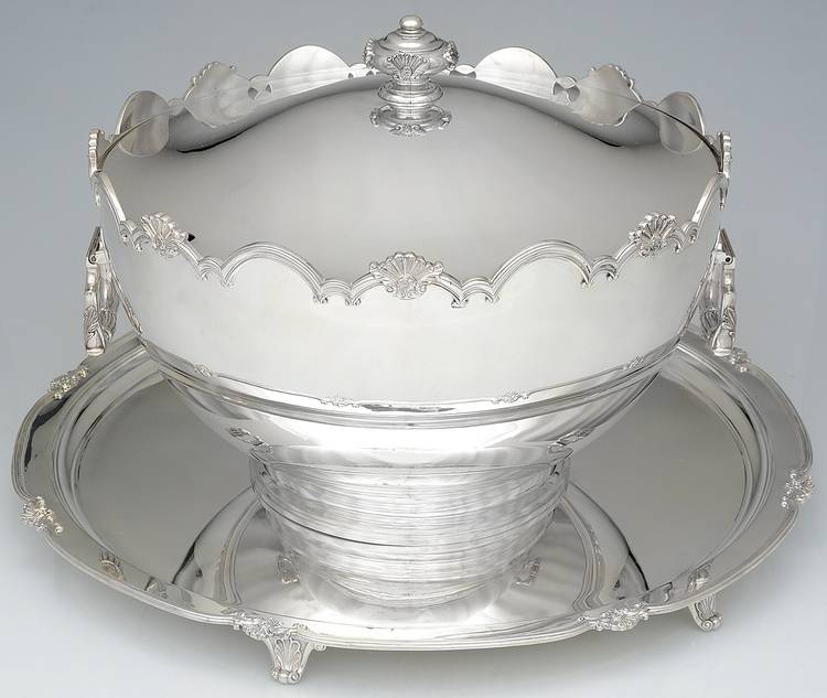 Sterling Hollowware (3 Pc) Punch Set