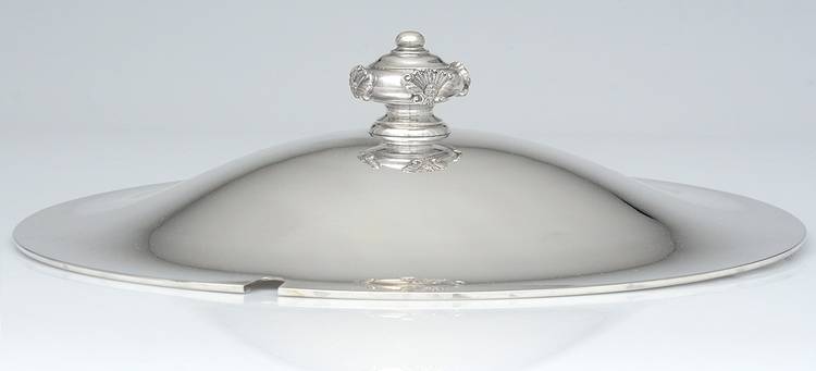 Sterling Hollowware Lid for Punch Bowl