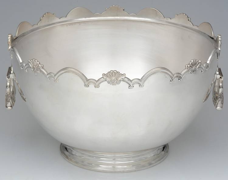 Sterling Hollowware Punch Bowl No Lid