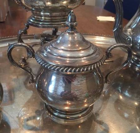 801 (Sterling, Hollowware) Sugar Bowl & Lid