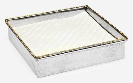Golden Frost (Nickelplate, Hollowware) Square Napkin Holder