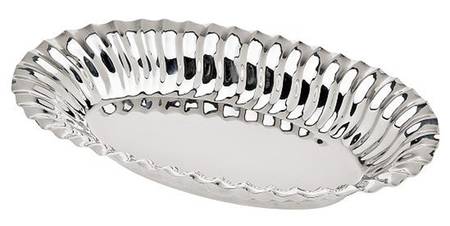 Hillcrest (Nickelplate, Hollowware) 13" Oval Bowl