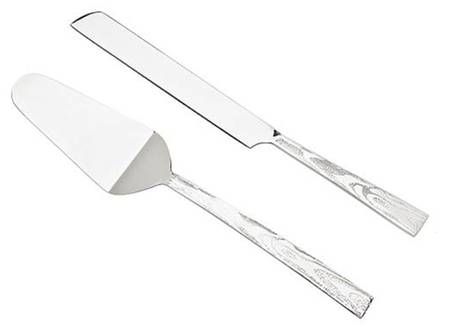 Woodlands (Stainless) 2 Piece Solid Cake Serving Set (Knife & Server)