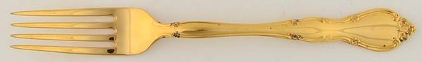 Rose Tiara-Gold (Sterilng, GoldVermeil) by Gorham Silver