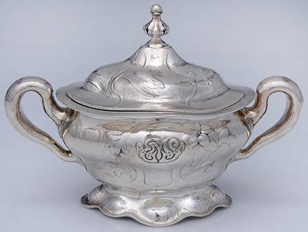 Martele (Sterling, Hollowware) Sugar Bowl & Lid