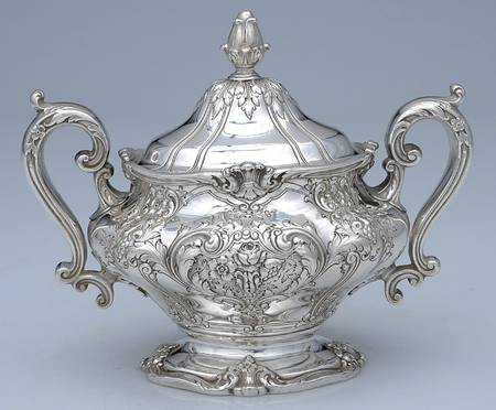 King Edward (Sterling, Hollowware) Sugar Bowl & Lid