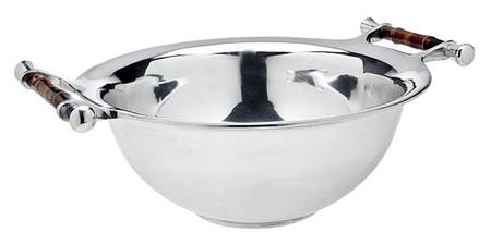 Bamboo (Metal, Hollowware) 13" Centerpiece Bowl