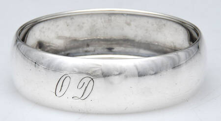 6292 (Sterling, Hollowware) Monogram Napkin Ring