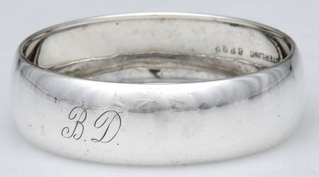 6292 (Sterling, Hollowware) Monogram Napkin Ring