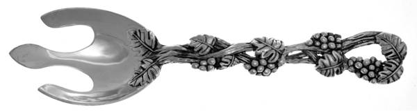 Grape (Silverplate) Solid Salad Serving Fork