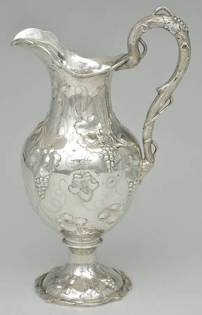 GGY3 (Coin, Hollowware) Footed Ewer/Pitcher