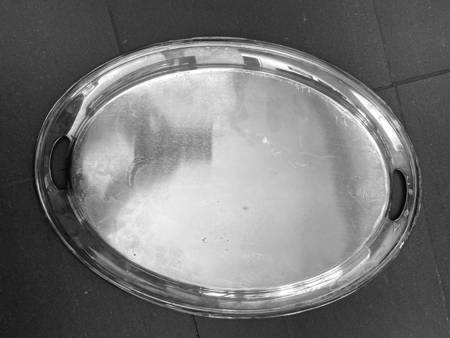 GS Y443 (Silverplate, Hollowware) Medium Silverplate Waiter Tray