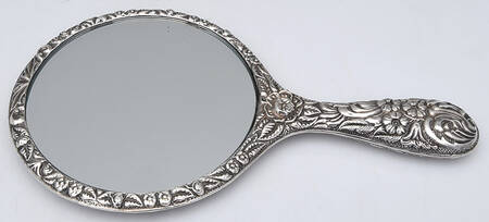 GNH3 (Sterling, Hollowware) Mirror with Handle
