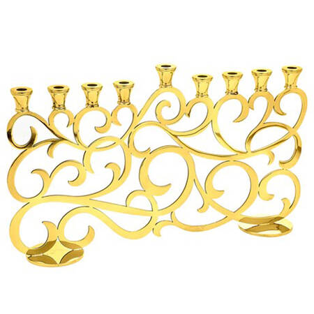 Judaica (Hollowware, Stainless) Menorah