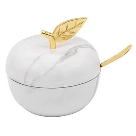 Judaica (Hollowware, Stainless) Jam Jar & Lid with Spoon