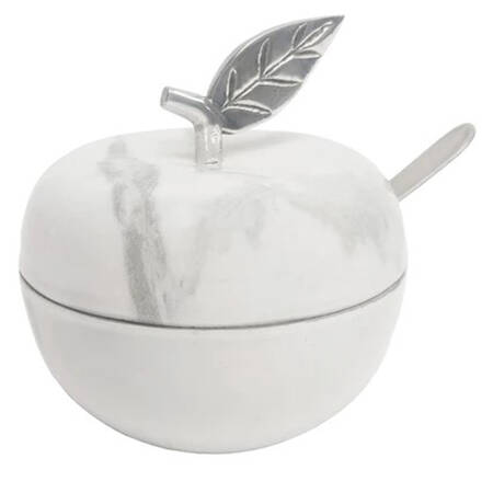 Judaica (Hollowware, Stainless) Jam Jar & Lid with Spoon