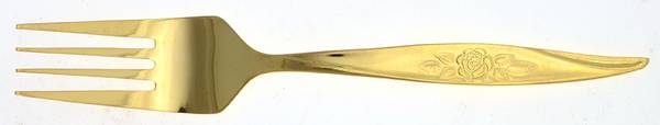 Avon Rose (Gold Electroplate) Individual Salad Fork