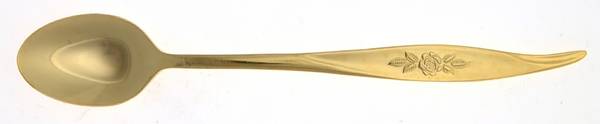 Avon Rose (Gold Electroplate) Iced Tea Spoon