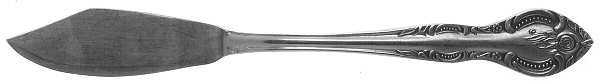 Charleston Classic (Stainless) Flat Handle Master Butter Knife