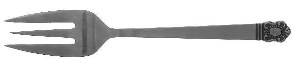 Mystique (Stainless) Medium Solid Cold Meat Serving Fork
