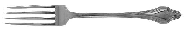 HAS1 (Sterling, No Monograms) Fork