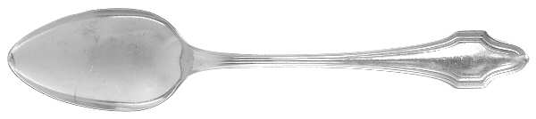 HAS1 (Sterling, No Monograms) Teaspoon