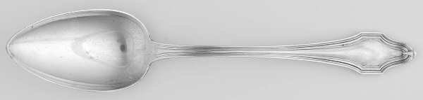 HAS1 (Sterling, No Monograms) Dessert/Oval Soup Spoon
