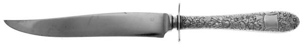 Ribbon Rose (Sterling, 1942) Small Steak Carving Knife with Stainless Blade