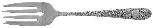 Ribbon Rose (Sterling, 1942) Individual Salad Fork