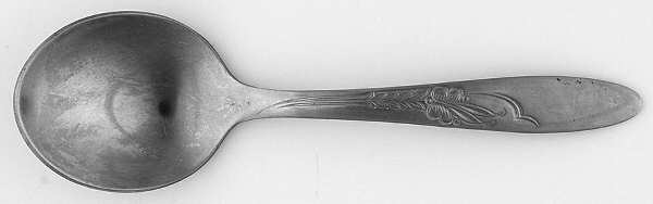 Heather (Stainless) Straight Handle Baby Spoon