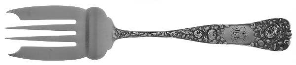 HMD1 (STERLING) Large Solid Cold Meat Serving Fork