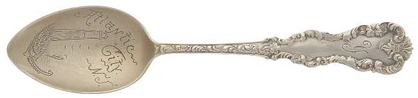 HMD2 (STERLING) Souvenir Spoon (Five O'Clock)