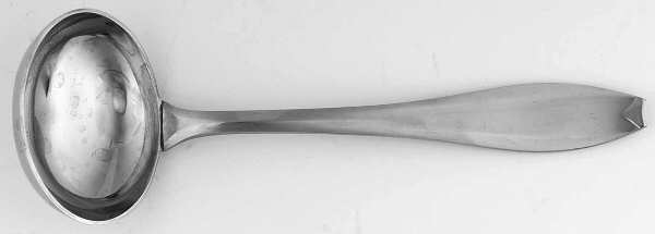 HOF1 (Stainless) Solid Piece Cream Ladle