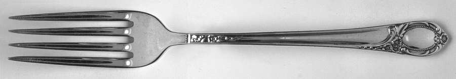 Silver Locket (Silverplate) Fork