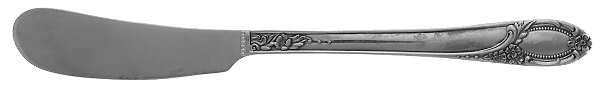 Silver Locket (Silverplate) Flat Handle Butter Spreader