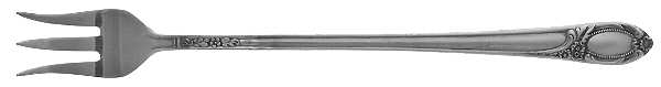 Silver Locket (Silverplate) Cocktail/Seafood Fork