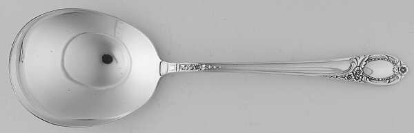 Silver Locket (Silverplate) Solid Smooth Casserole Spoon