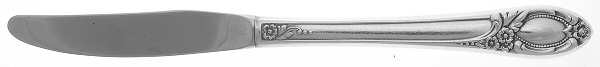 Silver Locket (Silverplate) Modern Hollow Grille Knife