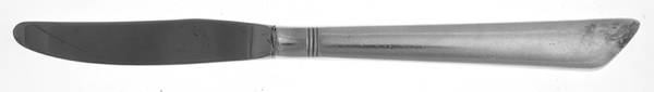 Silver Willow (Silverplate, 1960) Modern Hollow Grille Knife