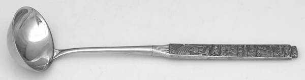 Kongetinn (Pewter) Sauce Ladle, Solid Piece