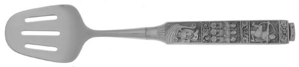 Kongetinn (Pewter) Egg/Tomato Server with Stainless Blade