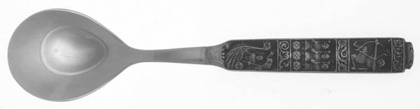 Kongetinn (Pewter) Sugar Spoon