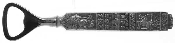 Kongetinn (Pewter) Bottle Opener with Stainless Bowl by Hardanger