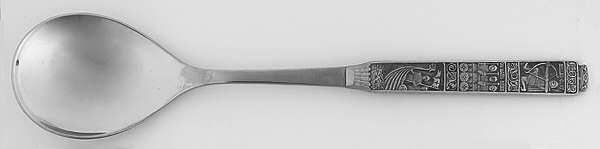 Kongetinn (Pewter) Salad Servng Spoon with Stainless Bowl