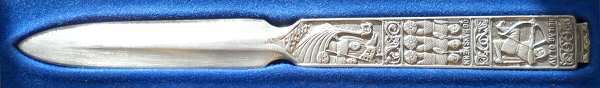 Kongetinn (Pewter) Letter Opener Solid Piece