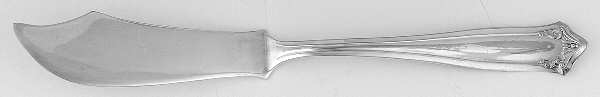 One (Silverplate) Flat Handle Master Butter Knife