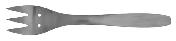Highlight Pinch (Stainless) Large Solid Cold Meat Serving Fork