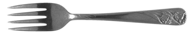 HUS1 (Stainless) Individual Salad Fork