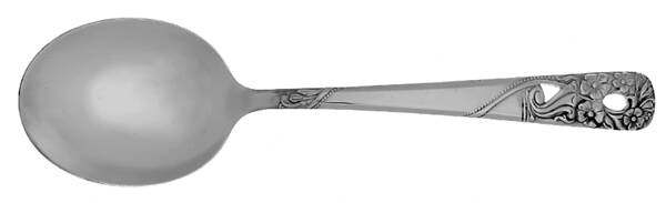 HUS15 (STAINLESS) Round Bowl Soup Spoon (Gumbo)
