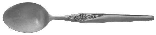Island Queen (Stainless, Floral) Place/Oval Soup Spoon